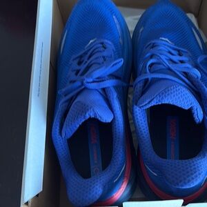 Hoka Vibrant Blue Athletic Shoes. Only been worn once